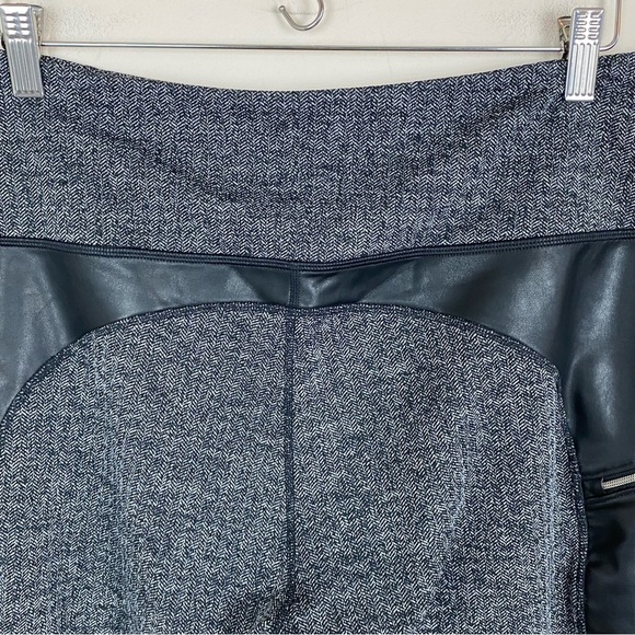 Athleta Herringbone Luxe Faux Leather Metro Drifter Legging Pant - Picture 7 of 8